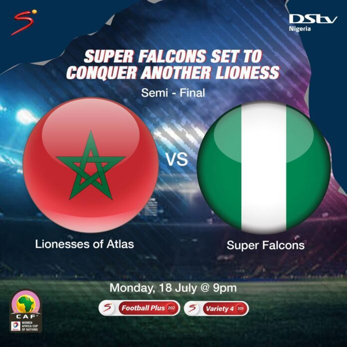 Nigeria vs Morocco WAFCON semi-final to air on DStv, GOtv tonight