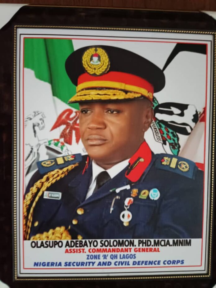 ACG Olasupo Solomon Charges Lagos NSCDC Boss, Others With Paradigm Shift In Approach Against Vandalism Of National Assets And Infrastructure In Zone A