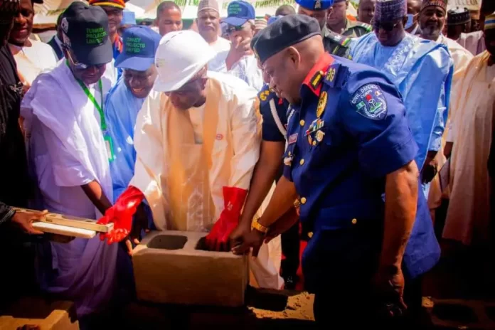 CG Performs Ground Breaking Ceremony Of Housing Scheme For Personnel In Sokoto