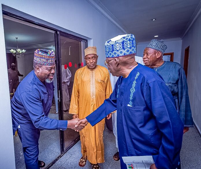 Omole Pays Courtsey Visit To APC Presidential Candidate, Tinubu In Abuja