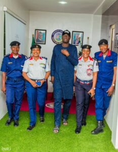 NSCDC Divisional Officer Discusses New Security Strategies With Chairman Kosofe LGA