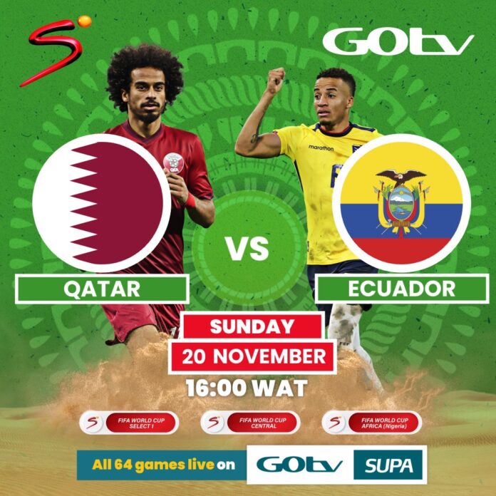 Qatar vs Ecuador Clash flags off 2022 FIFA World Cup On DStv, GOtv