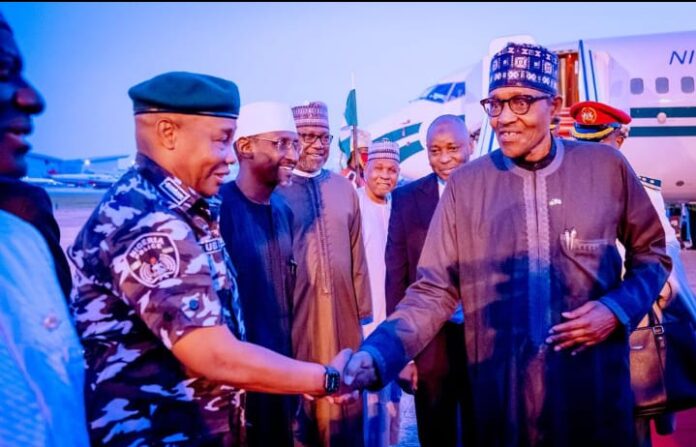IGP Felicitates With President Buhari As He Turns Octogenarian