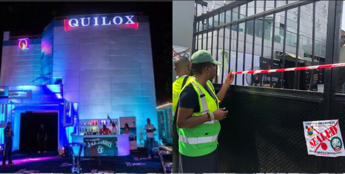 Lagos Shuts APC Ex-Chieftain’s Nightclub For Noise Pollution NIGERIA By Justina Simon On Dec 26, 2022 63 SHARES Share Tweet Subscribe The Lagos State Government has shut down a popular nightclub in the Victoria Island area of the state for noise pollution amid the Christmas and New Year festivities. overlay-cleverCloseClose Advertisement Quilox, a club owned by a House of Representatives member, Shina Peller, was shut down on Saturday after hosting a 36-hour non-stop party. The club’s closure was disclosed in a statement posted on the Lagos State Government’s official Facebook page. Titled “Noise Pollution: Lagos Shuts Quilox Club”, the statement said the club located at Ozumba Mbadiwe Street, Victoria Island, failed to adhere to a directive on obtaining sound control permit from the Lagos State Environmental Protection Agency (LASEPA) “The Lagos State Environmental Protection Agency (LASEPA) on Saturday shut the popular Quilox Club on Ozumba Mbadwe Street, Victoria Island for its failure to comply with directives on organising events and not obtaining a sound control permit from the Agency. The enforcement exercise, which was jointly carried out by the officials of the agency and the Lagos State Task Force, was also a result of several complaints made by residents in the area. RELATED CELEBRITIES 2019: Shina Peller Declares Intention To Run For House Of Reps Jun 1, 2018 “Reacting to the exercise, General Manager, LASEPA, Dr. Dolapo Fasawe disclosed that the agency received several distress calls with video evidence from concerned neighbours to support their claims on alleged environmental nuisances being perpetrated by the club without consideration to the rights of other residents to a peaceful environment. Advertisement “To avert a situation like this, we recently held a stakeholders’ parley with the Owners/Chief Executive Officers of night clubs in the State to address the issue of noise pollution, particularly during the festive period. Lagos had earlier increased the decibels to accommodate leisure/hospitality business interests. We, however, urged them to apply for sound control permits before hosting events to enable us to reach out to the host community of the intended programme and further deploy our officials to the venue for proper monitoring and prevention of excessive noise pollution,” said LASEPA. It further said an invitation was extended to Quilox Club, like every other stakeholder, but was ignored by the management. It added that the Agency is still making efforts to ensure that all interests are protected under the law. “Entertainment and Lagos are like a conjoined twin, thus our prolific intervention to preserve the sanctity of the State and at the same time sustained its economic relevance through aggressive environmental sustainability drive. To support the entrepreneurship interest of the operators. We came up with a communique which serves as a bond guiding all parties on the mode of operations during the yuletide period and the attendant consequences for non-compliance to the agreement”, Fasawe added. Shina Peller was a member of the ruling All Progressives Congress (APC) until June 2022 when he dumped the party to seek election to the Senate on the Accord Party platform.