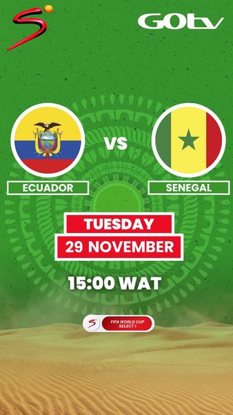 Senegal Battles Ecuador For Round 16 Slot On DStv, GOtv 