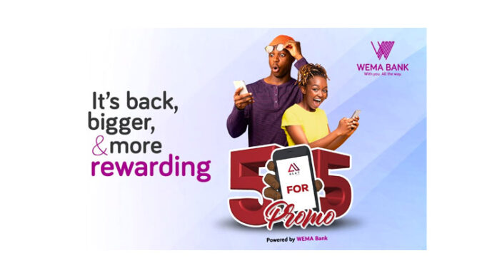 Final Countdown Commences For Wema Bank's 5for5 Promo Season 2 Grand Finale