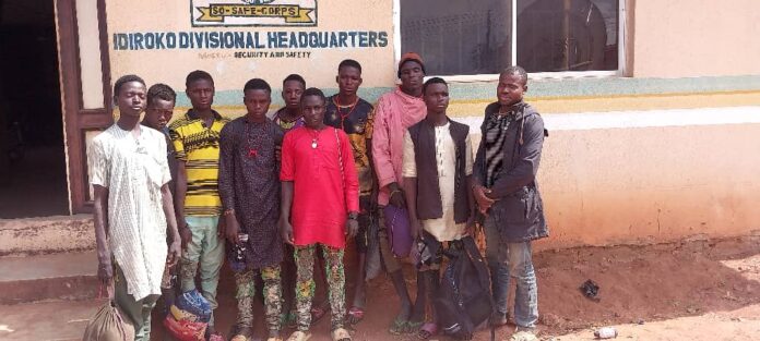 So-Safe Corps Apprehend Ten Niger Citizens at Ihunbo In Ogun