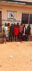 So-Safe Corps Apprehend Ten Niger Citizens at Ihunbo In Ogun