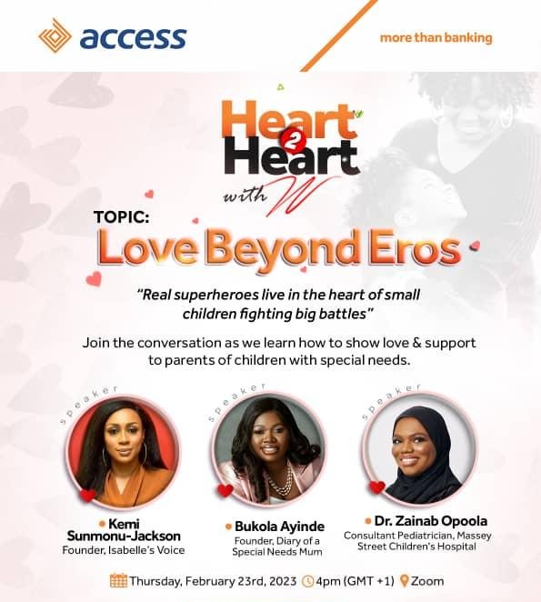 Access Bank W Initiative Hosts Webinar To Show Love To Parents Of Children With Special Needs