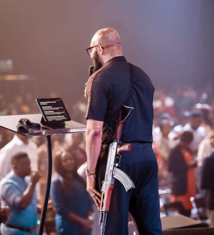 House on the Rock Pastor Brings AK-47 To Church