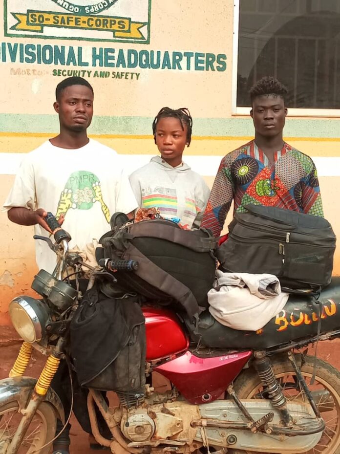 So-Safe Corps Nab Two Middle-Aged Beninese For Abduction While Escaping Through Benin Border
