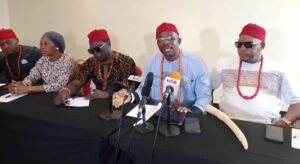 IGBO GROUP URGES LAGOS RESIDENTS TO CONSIDER EXPERIENCE, SCORECARD IN ELECTING GOVERNOR •Concerned Ndigbo drum support for Sanwo-Olu Ahead of Saturday’s gubernatorial poll, Igbo leaders in Lagos State under the umbrella of Concerned Ndigbo Lagos on Monday appealed to all residents of the state to consider the experience and scorecard of each candidate vying to be governor before deciding on who to elect. The group disclosed that the credentials of all the governorship candidates have been reviewed but no one has what it takes to be governor of Lagos State, except the All Progressives Congress (APC) candidate and incumbent governor of the state, Mr. Babajide Sanwo-Olu. The Concerned Ndigbo Lagos, therefore, appealed to the Igbo extraction living in the state to support Governor Sanwo-Olu and come out en-mass to re-elect him on Saturday, March 11, 2023, saying Lagos deserves continuity of good governance, which Ndigbo has enjoyed under the current administration. Speaking during a press conference jointly addressed by the Coordinator of Concerned Ndigbo Lagos, Chief Chibunna Ubawuike, Patron, Igwe Ikechukwu Ojede and Secretary, Chief Ozoemena Nliam, in Ikeja, on Monday, the group said the re-election of Governor Sanwo-Olu for a second term will be in the interest of the Ndigbo and therefore urged Lagos residents, especially Ndigbo to vote for the APC candidate during the Saturday gubernatorial poll. Ubawuike, who is the National Organising Secretary of the All Registered APC Support Groups for Tinubu/Shetima, explained that a vote for Governor Sanwo-Olu became imperative because his administration had performed creditably well without segregating or discriminating against any tribe in the state. He, therefore, urged Ndigbo in the state to give unflinching support to Governor Sanwo-Olu's re-election bid as he had continued to provide an enabling environment for businesses and other tribes to thrive in Lagos and beyond. Ubawuike said Governor Sanwo-Olu had made tremendous and integrated development as well as performance in various sectors while turning Lagos into a construction site with massive Infrastructural gains, which had brought about investments while building cordial relationship with the Igbos hence the need to vote for him. Also speaking, the Patron of Concerned Ndigbo Lagos, Igwe Ikechukwu Ojebe, described Governor Sanwo-Olu as an honest man who had been doing well and can take Lagos to the next level of success to make life more better and comfortable for residents. “On March 11, every one of us should try and vote for Babajide Sanwo-Olu. He has tried in Lagos State. He is a man of the people and he is a Christian. I know him and I trust him. So, we should please try and vote for him. He is an honest man. I am begging everybody; be it Igbo, Hausa or any tribe, please let us vote for Governor Sanwo-Olu. He is a man that can take us to the next level,” he said. The Secretary of Concerned Ndigbo Lagos, Chief Ozoemena Nliam, who said he benefited from the free payment of WAEC by the Lagos State government while in school and got married to a Yoruba woman in Lagos, appealed to his kinsmen to come out en masse on Saturday to cast their votes to re-elect Governor Sanwo-Olu. He said: “Lagos State is a cosmopolitan state and it accommodates all tribes. The last presidential election and the Lagos State governorship election coming March 11 for me a different ball game. On March 11, we should all wear our thinking caps. The President-Elect (Asiwaju Bola Tinubu) who is the modern-day leader and architect of Lagos State, has done so much. “I am appealing to my Igbo brothers to know that Lagos State has its pattern and that patterns favour everybody that lives in Lagos as long as you live and respect the law. Governor Sanwo-Olu, who has a second term bid, will do well for Igbo because I must admit he has done well and he will keep doing well. He has done a lot in continuation of the legacy of Asiwaju.”