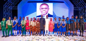 GOV SANWO-OLU AS CHIEF HOST AT THE PUBLIC LECTURE, PRESENTATION OF BOOK AND STAGE PLAY (DAY TWO OF THE INAUGURATION CEREMONIES) AT THE SHELL HALL, MUSON CENTRE, ONIKAN, ON TUESDAY, 23RD MAY 2023