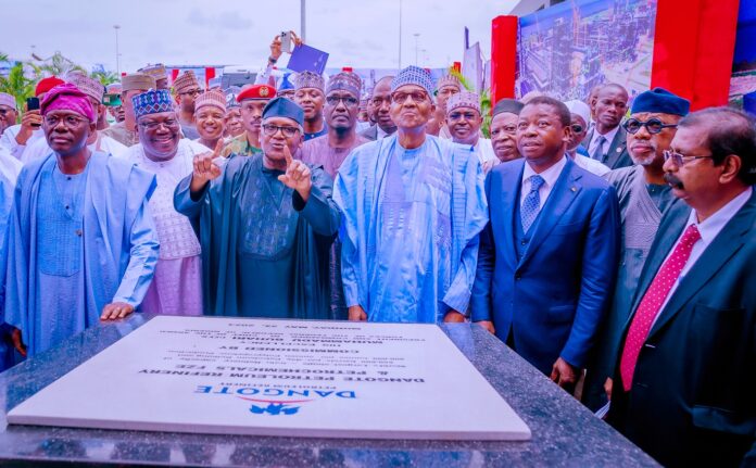 Sanwo-Olu Praises Buhari, Tinubu, Dangote Contributions To Nigeria's First Private Refinery