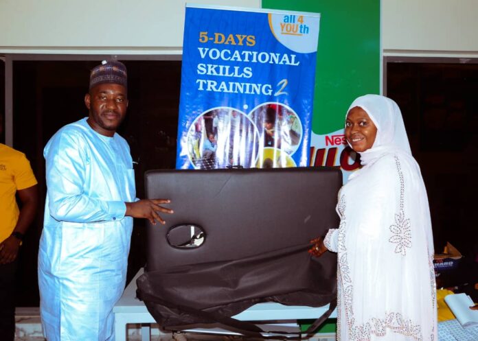 One of the beneficiaries from the Kano event