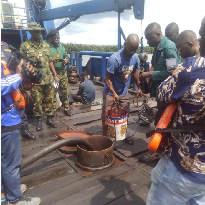 Oil Theft: JTF Arrest Vessel, 10 Crew Members In Rivers