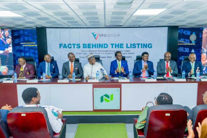 VFD Group Plc Lists On Nigerian Exchange, Commemorates With Closing Gong Ceremony