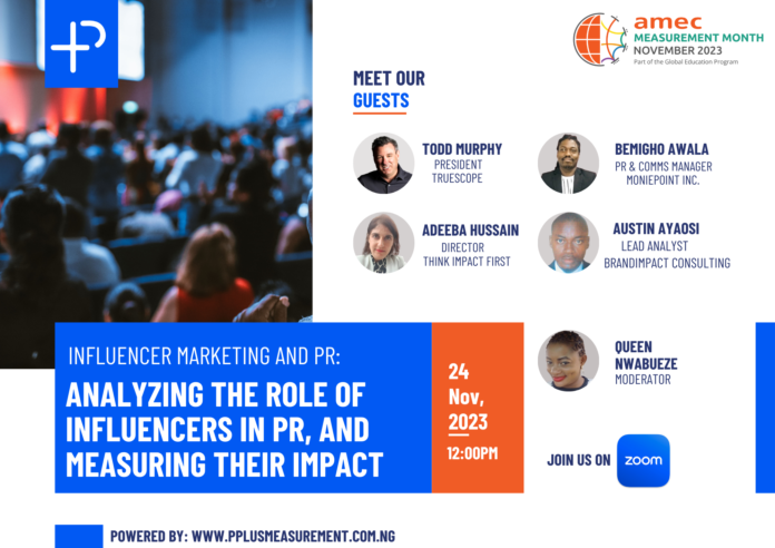 P+ Measurement Services Announces 7th Consecutive Hosting Of AMEC Measurement Month, Focused On Influencer Marketing And PR
