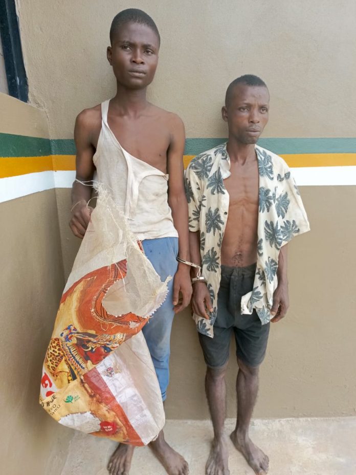 How So-Safe Corps Apprehend 2 Men For Burglary, Stealing In Ogun