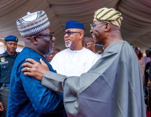 Govs Sanwo-Olu, Abiodun, Oborevwori At 8th Fidau Prayer, Final Burial Ceremony Of Alhaji Suleiman Obasa