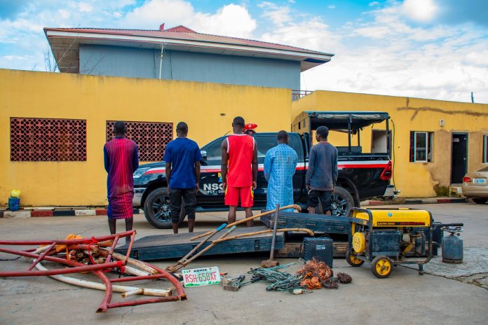 WhatsApp Image 2024-09-25 at 5.40.21 PM NSCDC FCT Arrests 5 Suspected Vandals