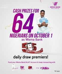 Wema Bank Commemorates Nigeria At 64