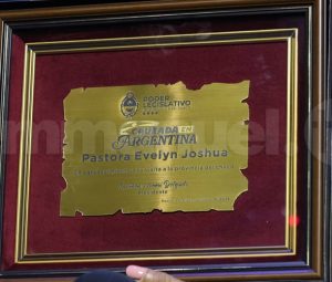 Multiple Honours For Evelyn Joshua In Argentina