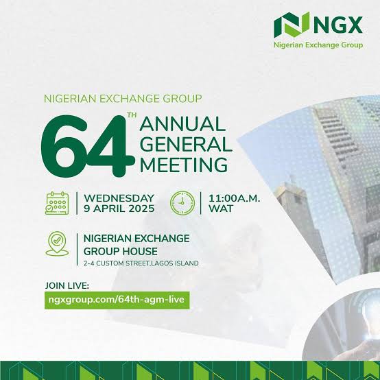 NGX Group Holds 64th AGM, Reaffirms Commitment To Creating Sustainable Value For Stakeholders NGX Group Holds 64th AGM, Reaffirms Commitment To Creating Sustainable Value For Stakeholders