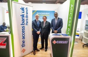L-R: Justin Maria, Access Bank Paris Branch Manager; Jean Haas, Secretary General, France Nigeria Business Council (FNBC), and Jules Mabushi, Head of Relationship Management, Access Bank Paris, at the 2026 Paris International Agric Show in Paris, France…recently.