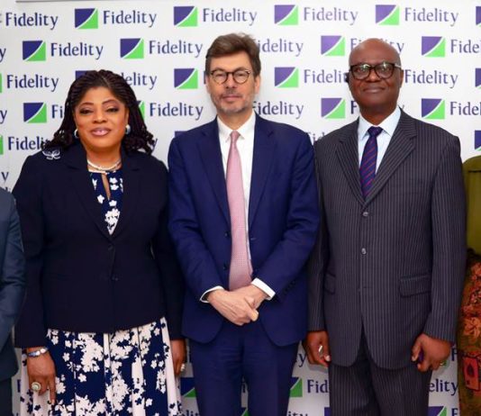 British Deputy High Commissioner Visits Fidelity Bank, Explores Stronger UK–Nigeria Business Ties Left-Right: Country Director, Department for Business and Trade (DBT) Nigeria, Mark Smithson; Managing Director/Chief Executive Officer, Fidelity Bank Plc, Dr Nneka Onyeali-Ikpe; British Deputy High Commissioner in Lagos, Jonny Baxter; Executive Director, Risk Management, Fidelity Bank Plc, Kevin Ugwuoke; and Deputy Country Director, DBT Nigeria, Morayo Adekunle; at the courtesy visit by the British Deputy High Commissioner and his team to the Fidelity Bank Head Office in Lagos, recently.