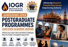 IOGR Opens 2025/2026 Postgraduate Admissions, Targets Future Industry Leaders IOGR Opens 2025/2026 Postgraduate Admissions, Targets Future Industry Leaders