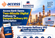 Access Bank Opens Two-Minute Digital Pathway To Dangote Refinery IPO Subscription Access Bank Opens Two-Minute Digital Pathway To Dangote Refinery IPO Subscription